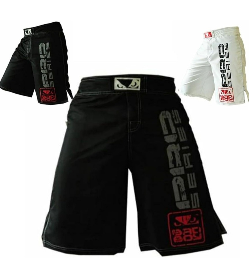 Pantalones cortos de lucha para artes marciales mixtas para deportes y entrenamiento de fitness, con material transpirable