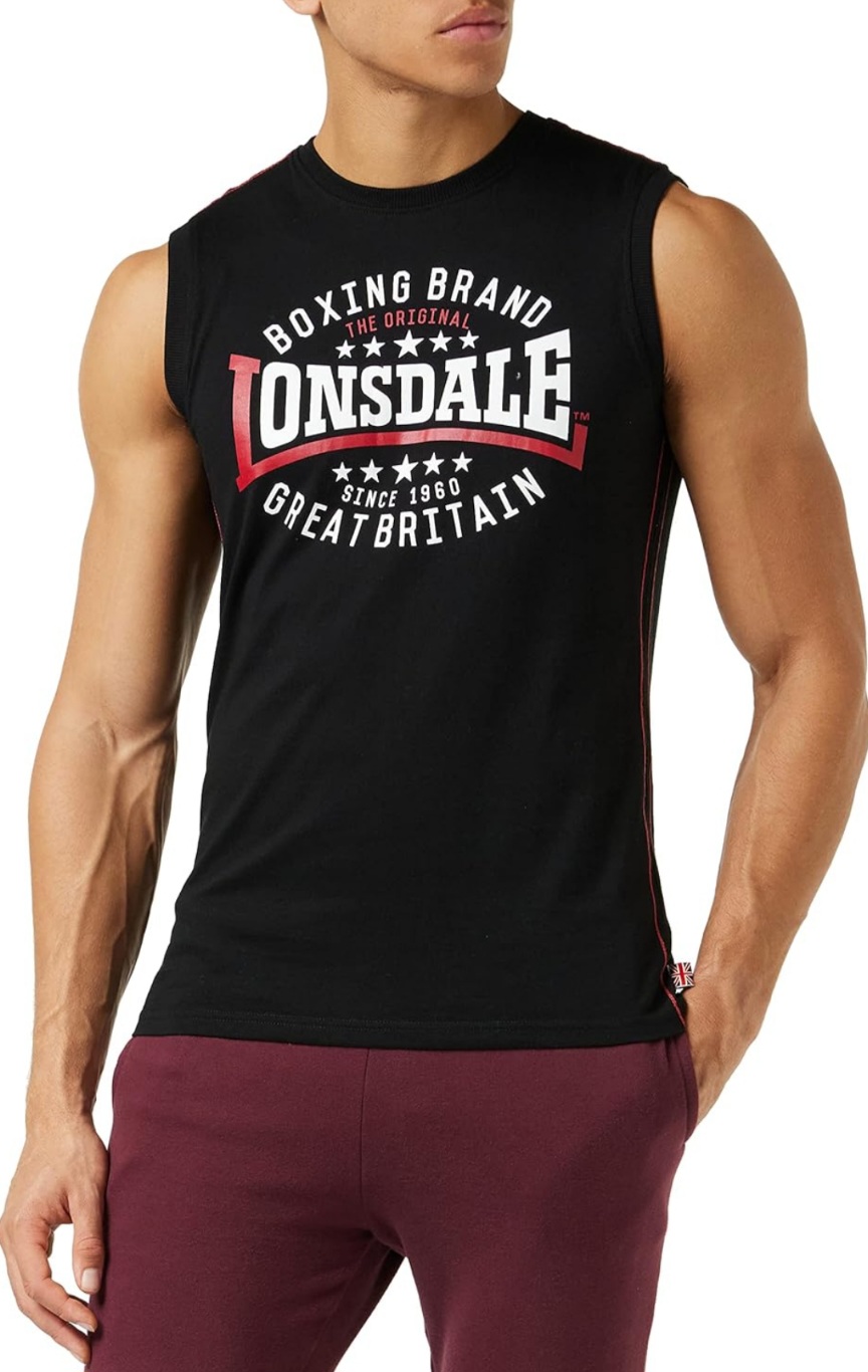 Camisa Sin Mangas Hombre Lonsdale St.Agnes