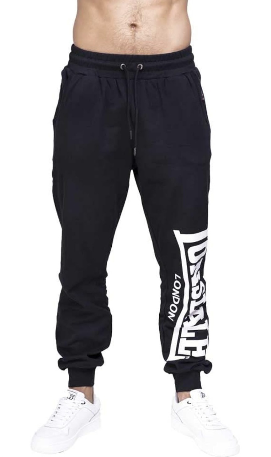 Pantalón de deporte logotipo grande para hombre Lonsdale