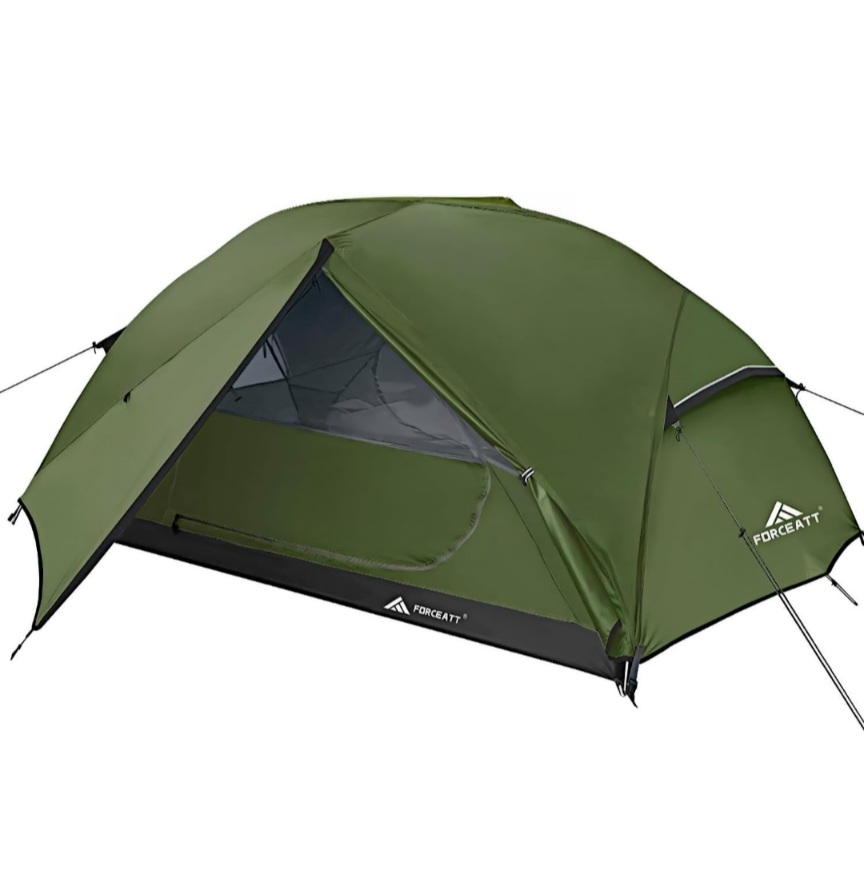 Tienda de Campaña 2-3 Personas 100% Impermeable, Ventilación Doble Capa Peso Ligero Acampar Tienda, Fácil de Instalar, Ideal para Practicar Senderismo y Actividades al Aire Libre.